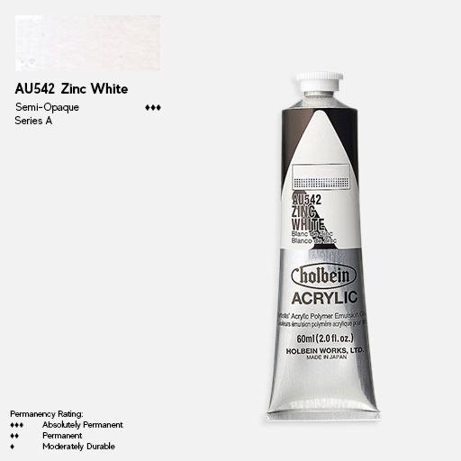 HOLBEIN Artist Heavy Body Acrylic 60ml Zinc White