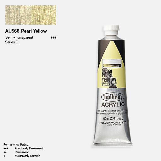 HOLBEIN Artist Heavy Body Acrylic 60ml Pearl Yellow