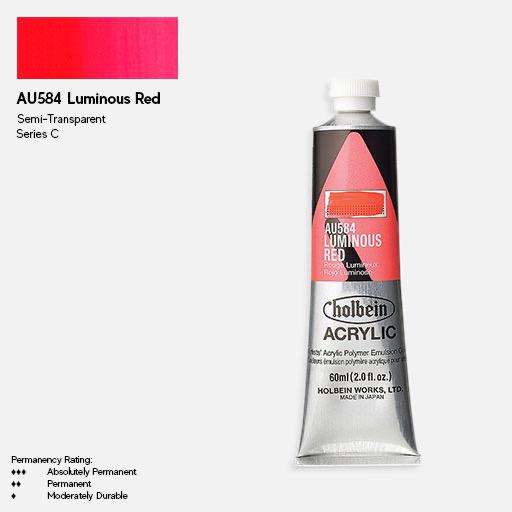 HOLBEIN Artist Heavy Body Acrylic 60ml Luminous Red