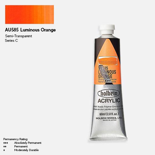 HOLBEIN Artist Heavy Body Acrylic 60ml Luminous Orange