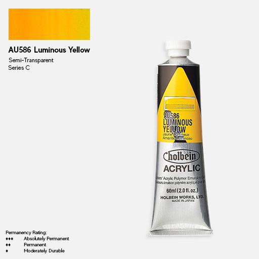 HOLBEIN Artist Heavy Body Acrylic 60ml Luminous Yellow