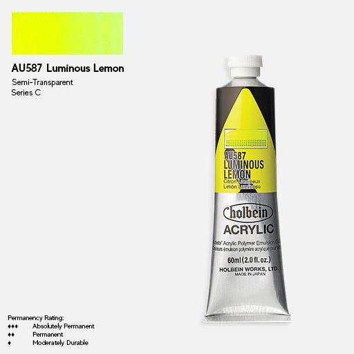 HOLBEIN Artist Heavy Body Acrylic 60ml Luminous Lemon