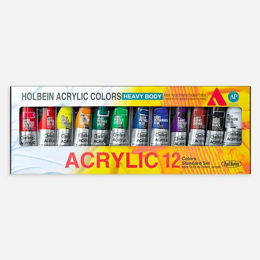 HOLBEIN Artist Heavy Body Acrylic 60ml Set x 12