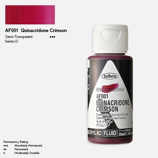 HOLBEIN Fluid Acrylic 35ml Quinacridone Crimson