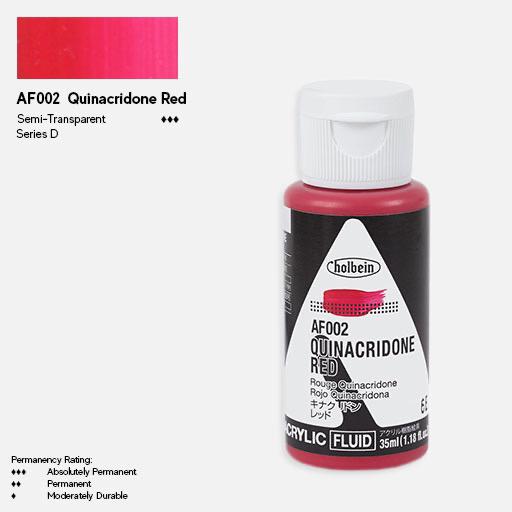 HOLBEIN Fluid Acrylic 35ml Quinacridone Red