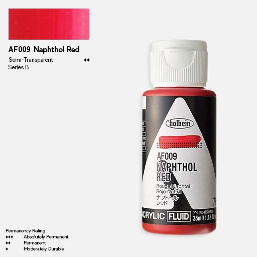 HOLBEIN Fluid Acrylic 35ml Naphthol Red
