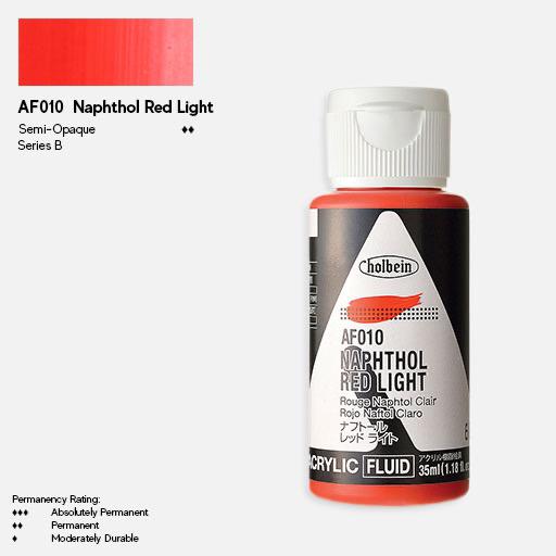 HOLBEIN Fluid Acrylic 35ml Naphthol Red Light
