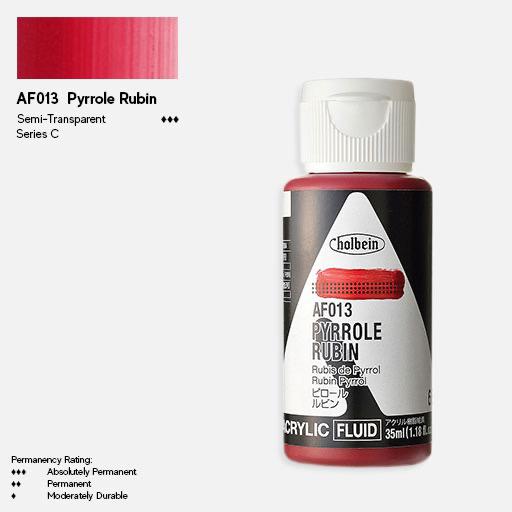 HOLBEIN Fluid Acrylic 35ml Pyrrole Rubin