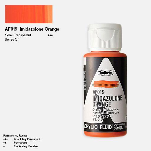 HOLBEIN Fluid Acrylic 35ml Imidazolone Orange