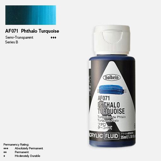 HOLBEIN Fluid Acrylic 35ml Phthalo Turquoise