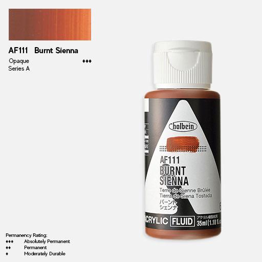 HOLBEIN Fluid Acrylic 35ml Burnt Sienna