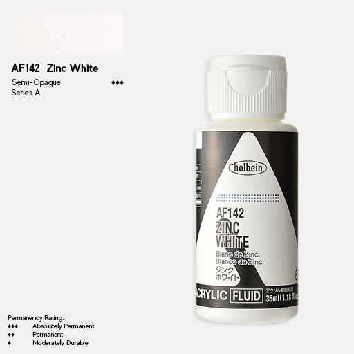HOLBEIN Fluid Acrylic 35ml Zinc White