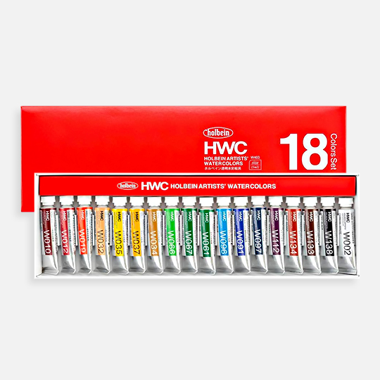 HOLBEIN Artist Watercolor 5ml Set x 18