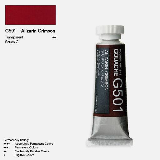 HOLBEIN Artist Gouache 15ml Alizarin Crimson