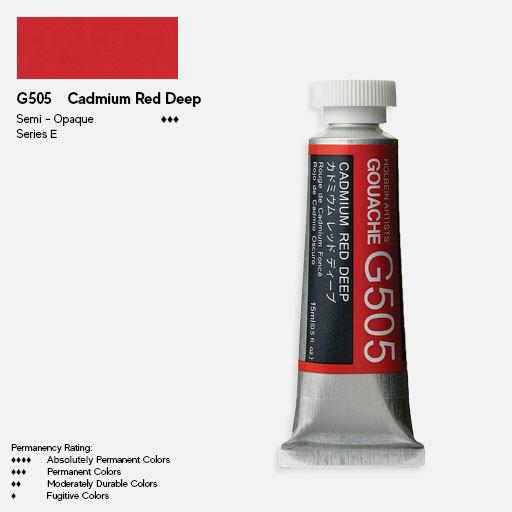 HOLBEIN Artist Gouache 15ml Cadmium Red Deep