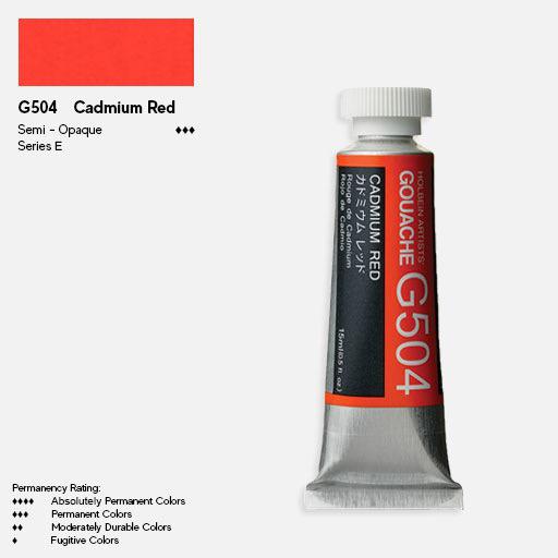 HOLBEIN Artist Gouache 15ml Cadmium Red