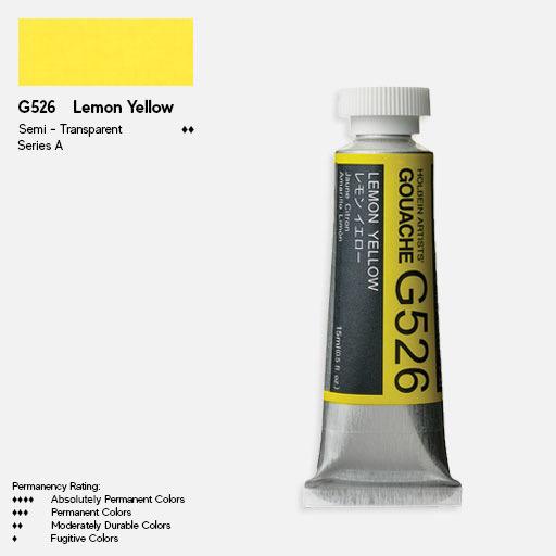 HOLBEIN Artist Gouache 15ml Lemon Yellow
