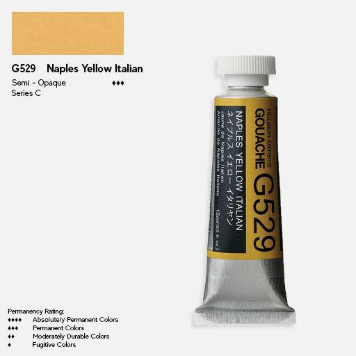 HOLBEIN Artist Gouache 15ml Naples Yellow Italian