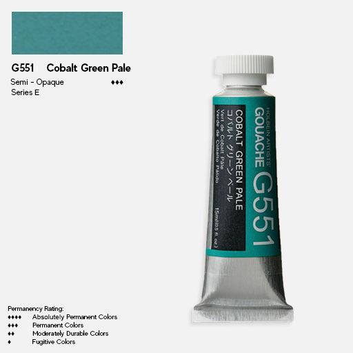 HOLBEIN Artist Gouache 15ml Cobalt Green Pale