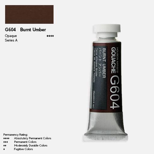 HOLBEIN Artist Gouache 15ml Burnt Umber