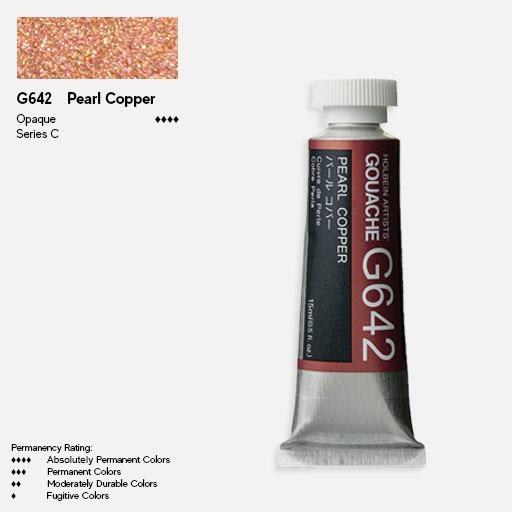 HOLBEIN Artist Gouache 15ml Pearl Copper