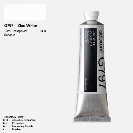 HOLBEIN Artist Gouache 60ml Zinc White