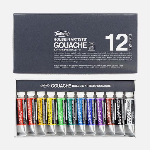 HOLBEIN Artist Gouache 5ml Set x 12