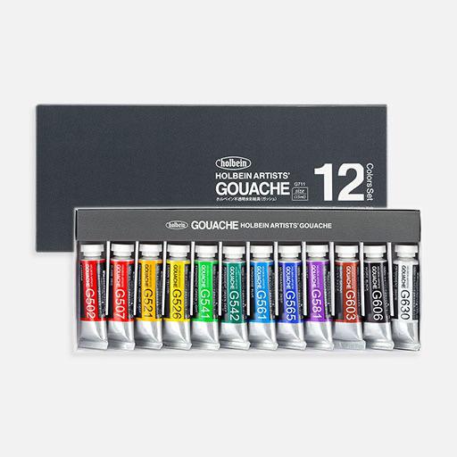 HOLBEIN Artist Gouache 15ml Set x 12
