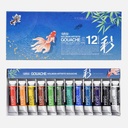 HOLBEIN Irodori Artist Gouache 15ml Summer Set x 12