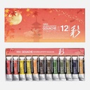 HOLBEIN Irodori Artist Gouache 15ml Autumn Set x 12