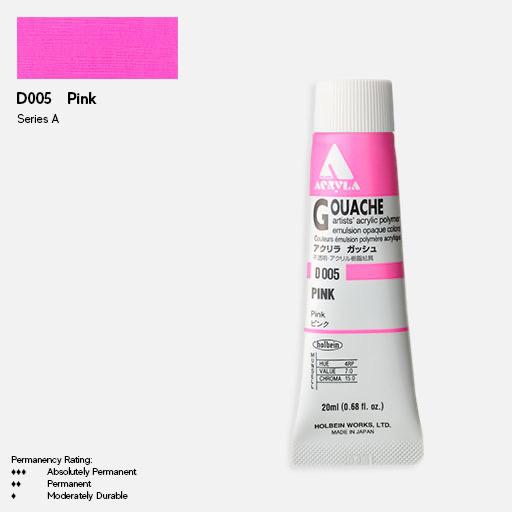 HOLBEIN Acrylic Gouache 20ml Pink