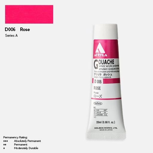HOLBEIN Acrylic Gouache 20ml Rose