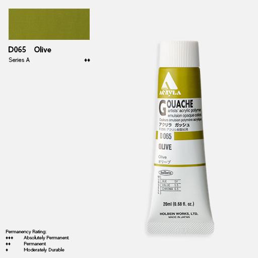 HOLBEIN Acrylic Gouache 20ml Olive