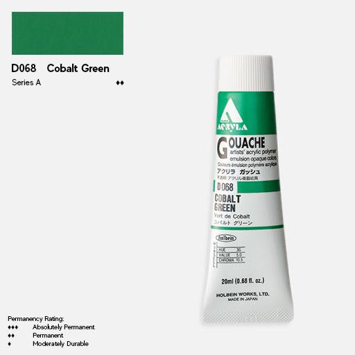 HOLBEIN Acrylic Gouache 20ml Cobalt Green