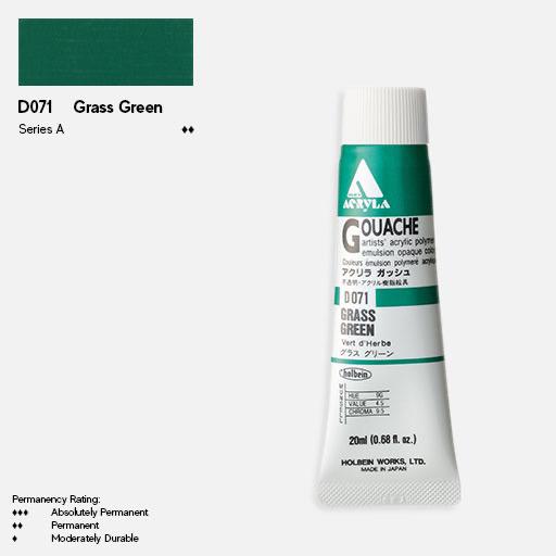 HOLBEIN Acrylic Gouache 20ml Grass Green