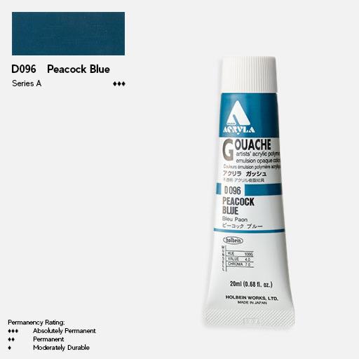 HOLBEIN Acrylic Gouache 20ml Peacock Blue