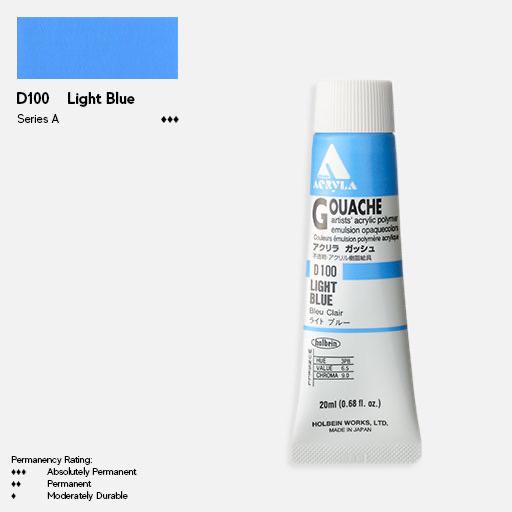 HOLBEIN Acrylic Gouache 20ml Light Blue