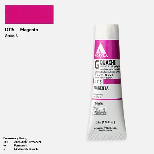 HOLBEIN Acrylic Gouache 20ml Magenta