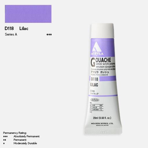 HOLBEIN Acrylic Gouache 20ml Lilac
