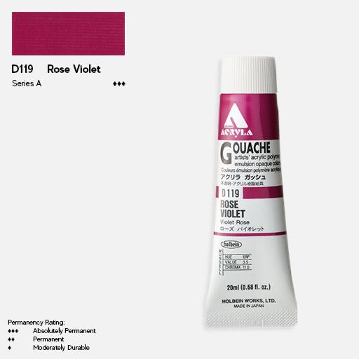 HOLBEIN Acrylic Gouache 20ml Rose Violet