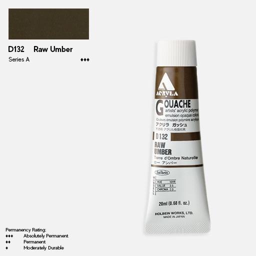 HOLBEIN Acrylic Gouache 20ml Raw Umber