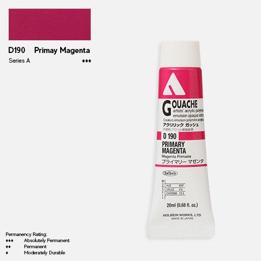 HOLBEIN Acrylic Gouache 20ml Primary Magenta