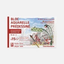CLAIREFONTAINE Pre-Drawn Watercolor Paper Pad 300gsm 10cm x 15cm x 15