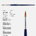 ESCODA Chronos Mix Sable/Synthetic Round Brush 6