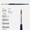 ESCODA Chronos Mix Sable/Synthetic Round Brush 12