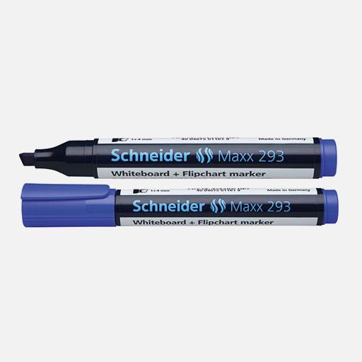 SCHNEIDER Maxx 293 Whiteboard & Flipchart Marker Chisel Tip Blue