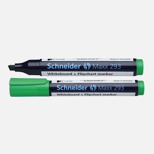 SCHNEIDER Maxx 293 Whiteboard & Flipchart Marker Chisel Tip Green