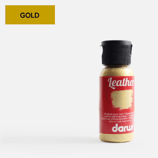 DARWI Leather Paint 50ml Gold
