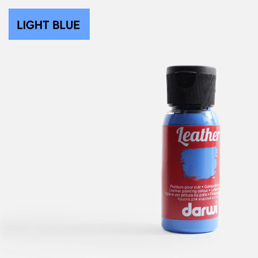 DARWI Leather Paint 50ml Light Blue