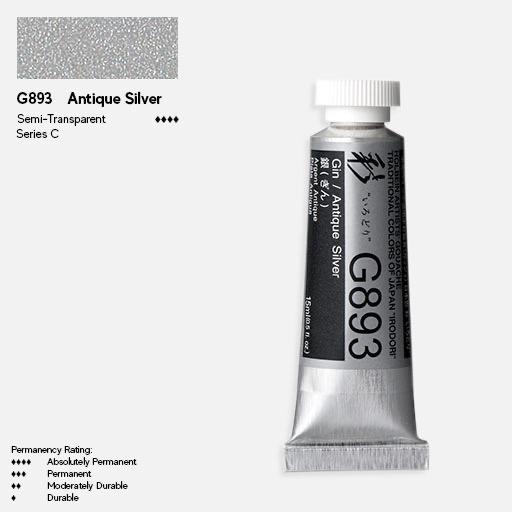 HOLBEIN Irodori Gouache 15ml Gin (Antique Silver)